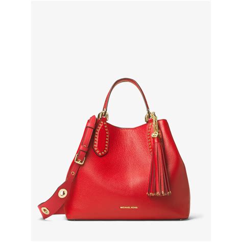 michael kors red bag|michael kors red shoulder bag.